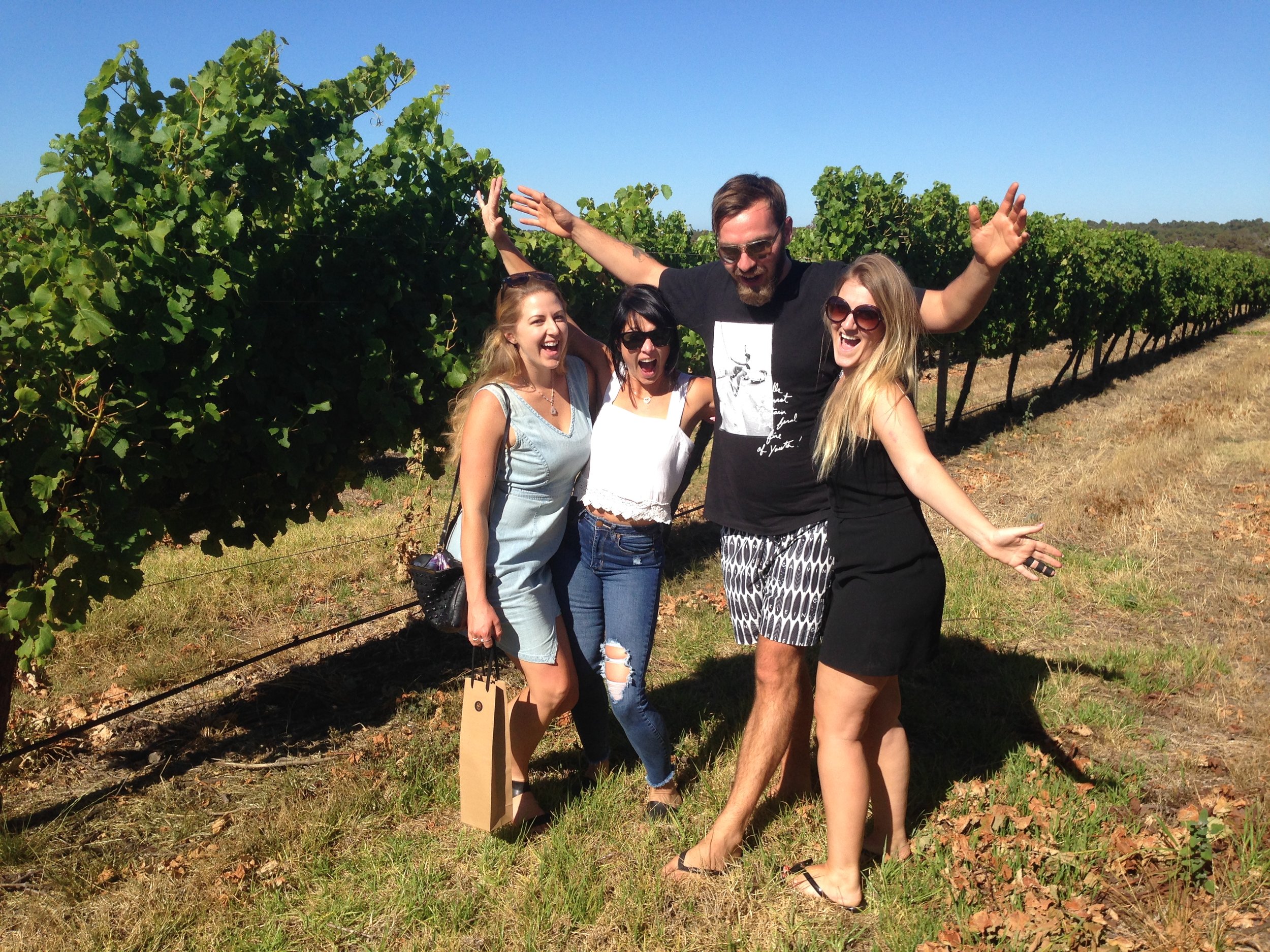 THE PULLMAN GIRKS VERY HAPPY IN THE VINEYARD  GR8 PIC.JPG