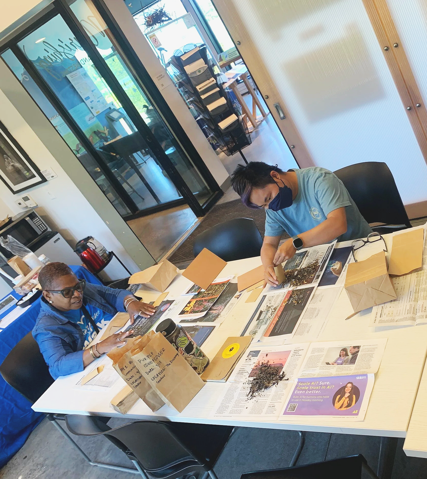 Seed Stewards Seed Packing