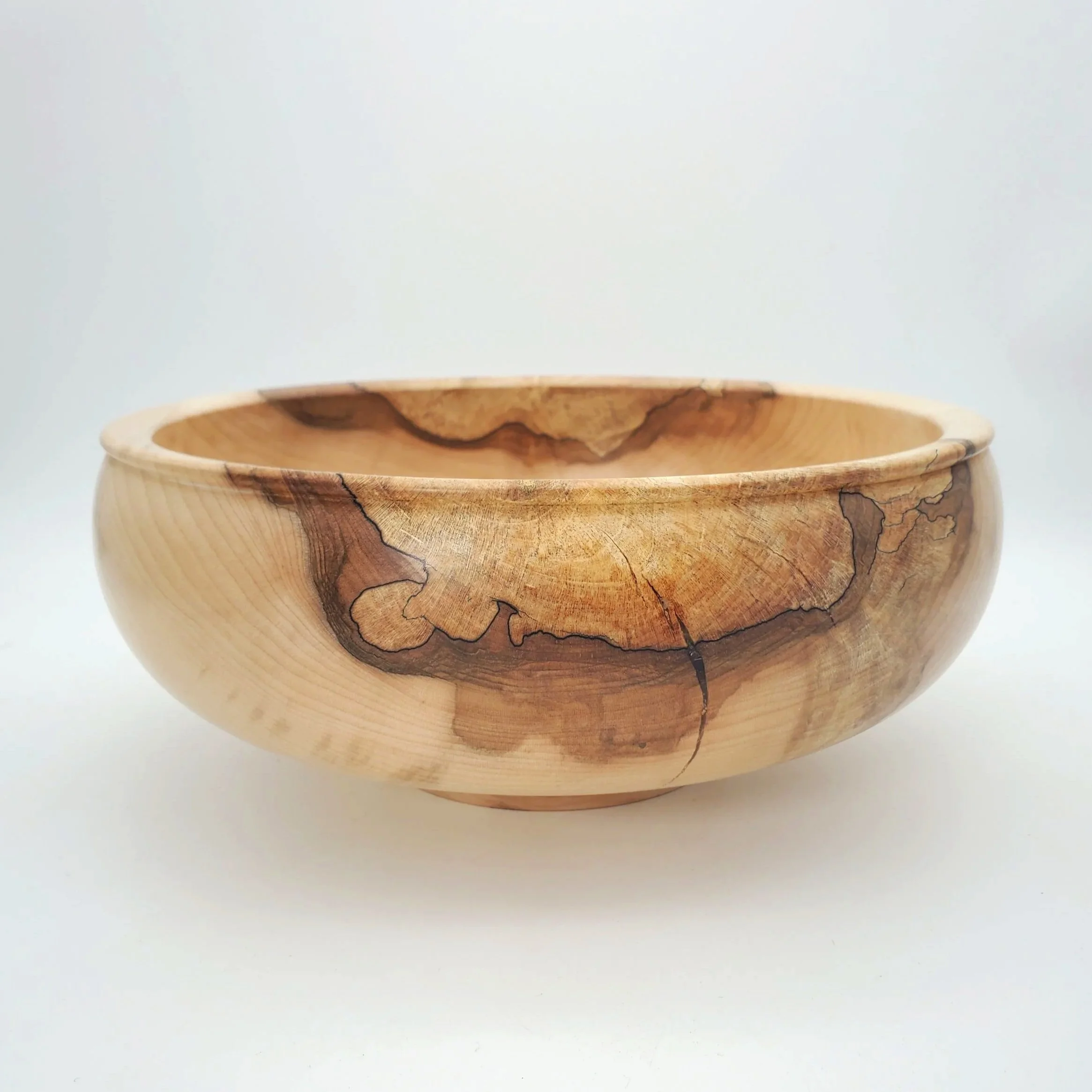 #32 Shallow Spalted Maple Bowl