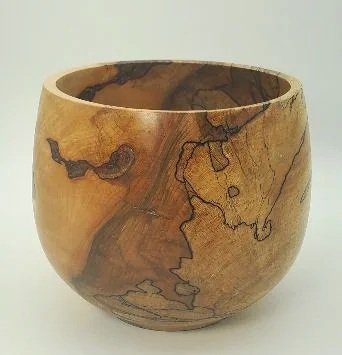 #45 Deep Spalted Maple Vessel