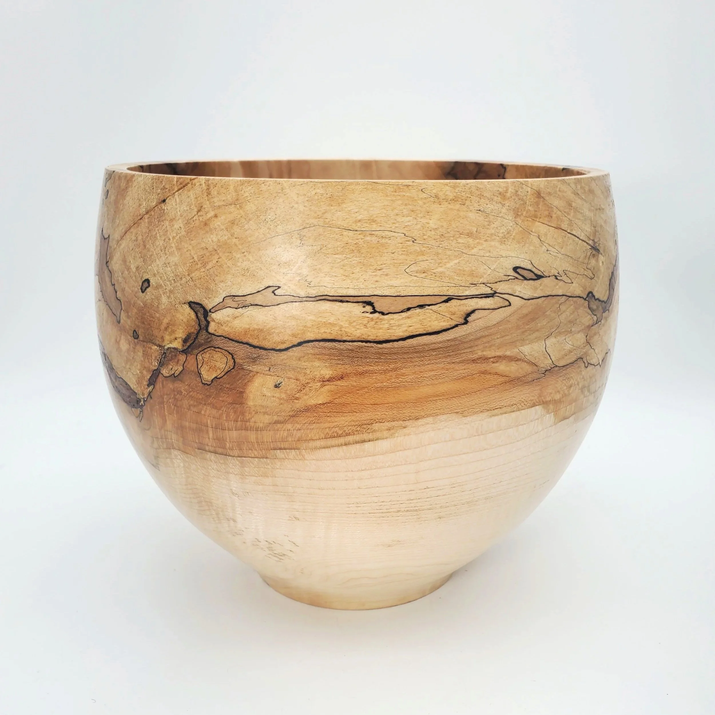 #25 Tall Spalted Maple Vessel