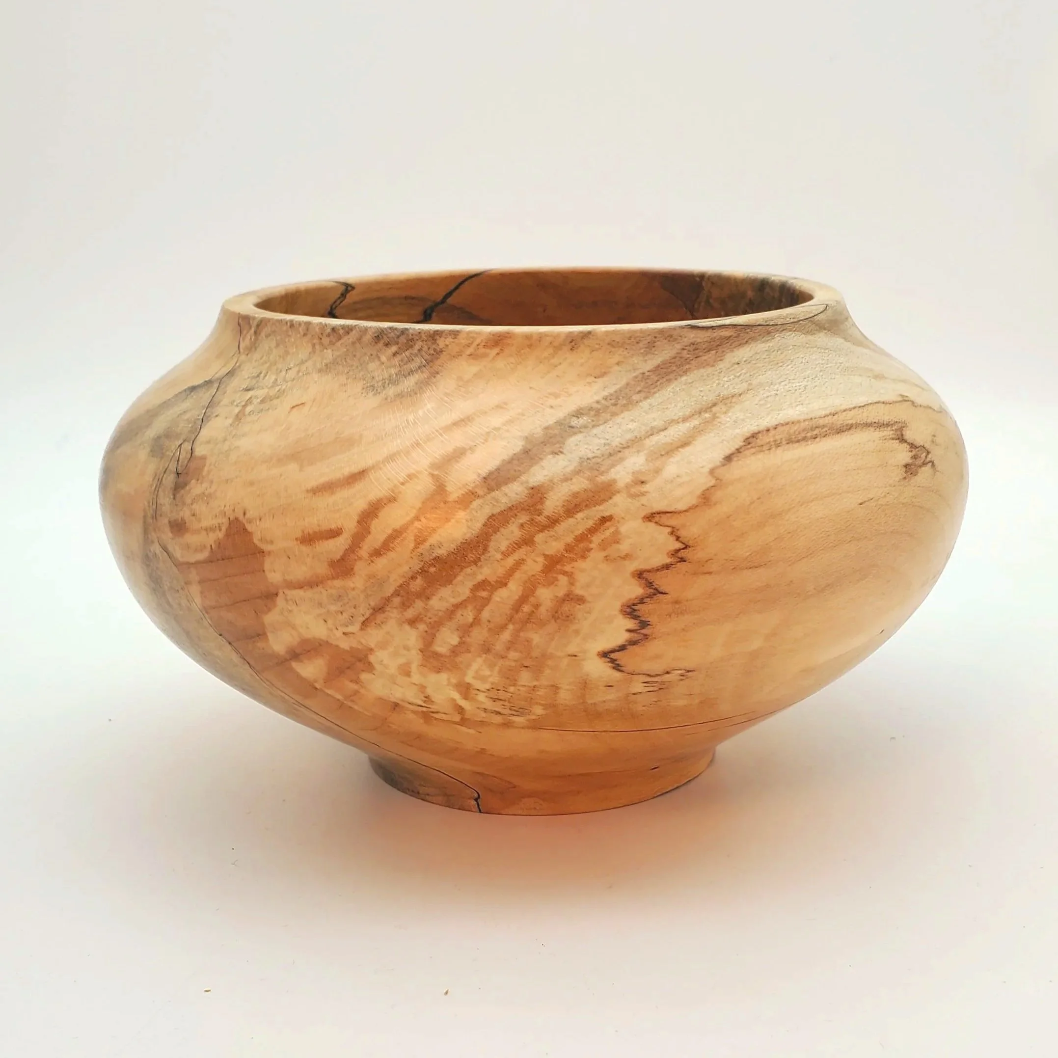#213 Closed Form Spalted Maple Vessel