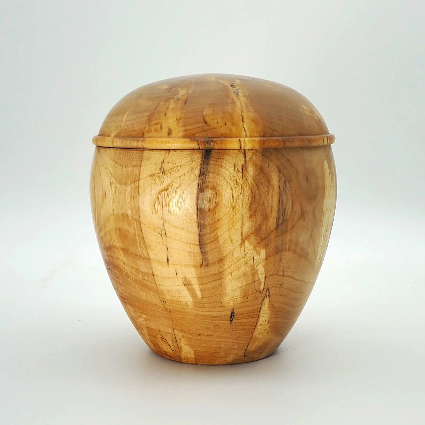 #158 Spalted Yellow Birch Container