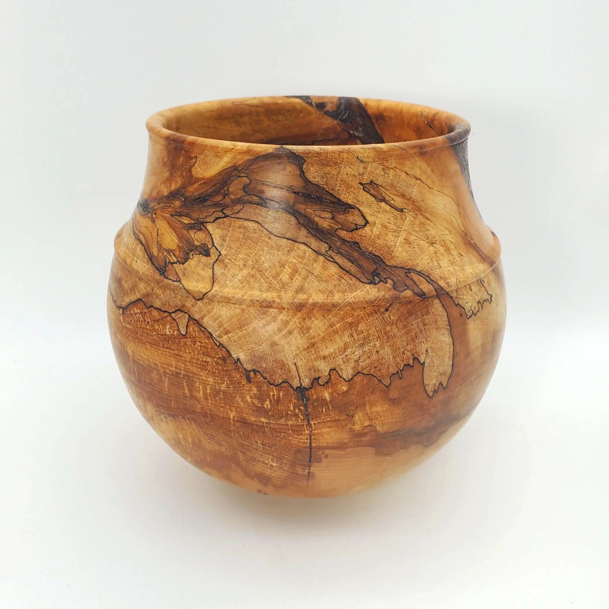#27 Spalted Maple Vessel Native Form