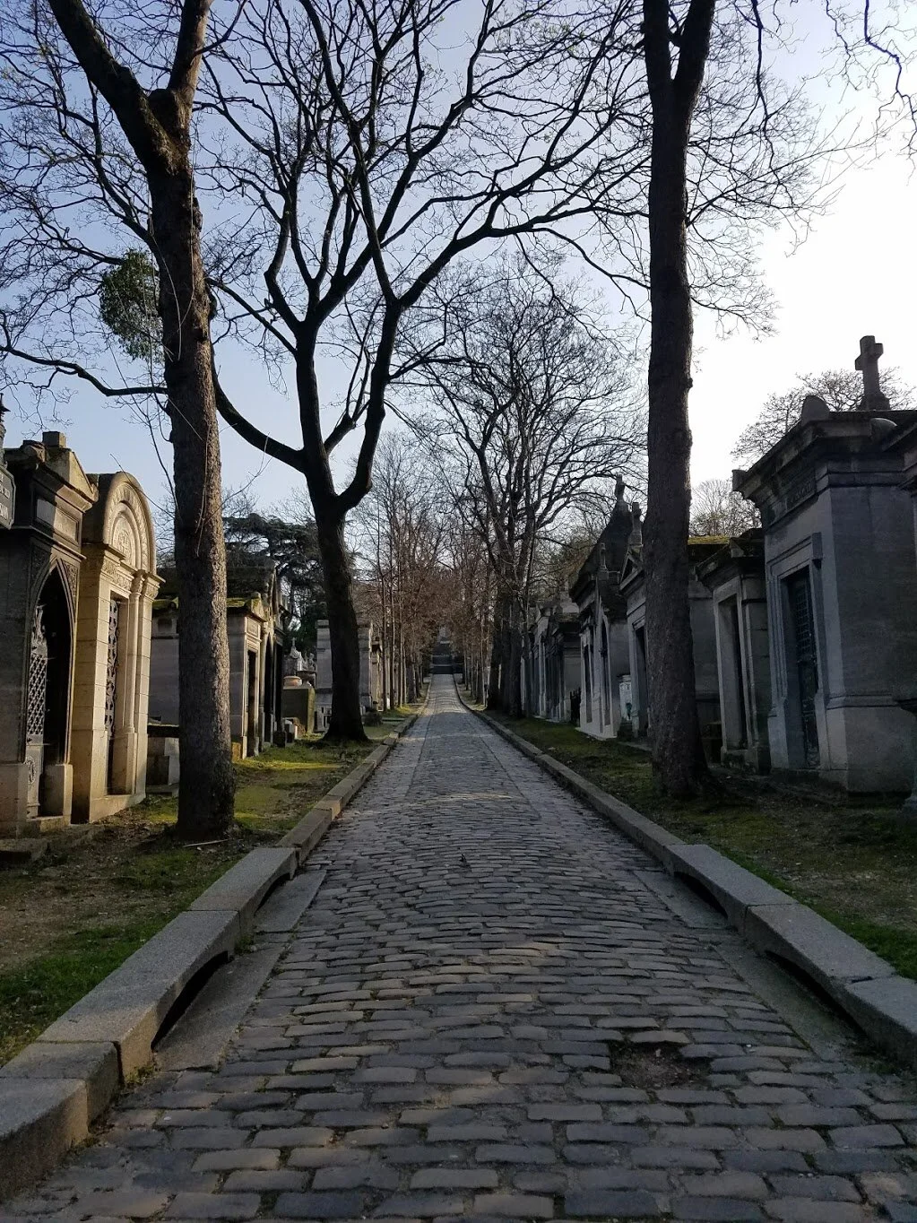 The Père Lachaise cemetery in Paris.