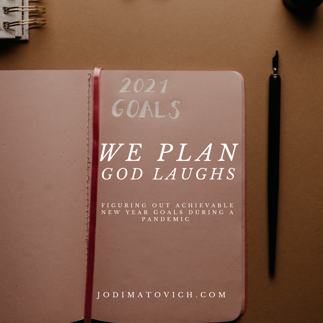      

 
   We Plan, God Laughs  Figuring Out Achievable New Year Goals During A Pandemic 
 






















    

 
   If 2020 taught us anything it’s that the saying “man plans and God laughs” couldn’t hold more true! 
 





















