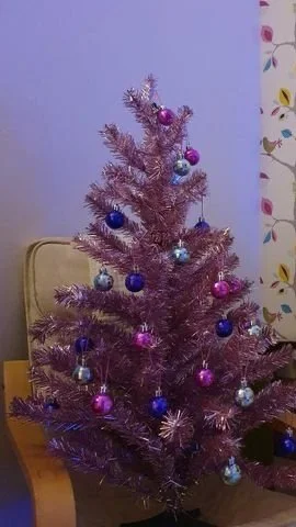  Lizzie’s Pink and Sparkly “Birthday Tree” - Image Credit: Jessica 