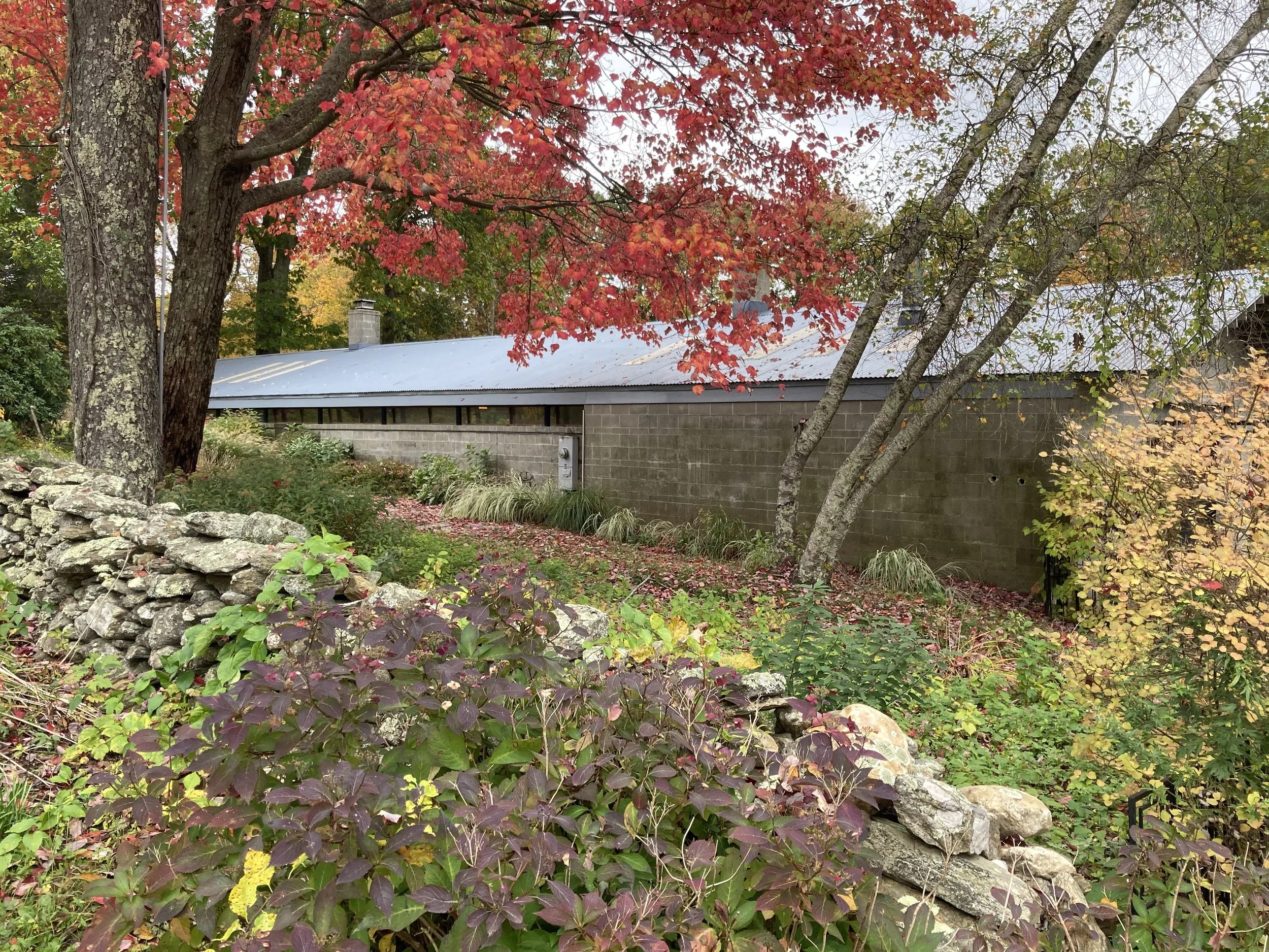 Brutalist Modern Home in Roxbury Connecticut by Sabin Viehland Interior Design 