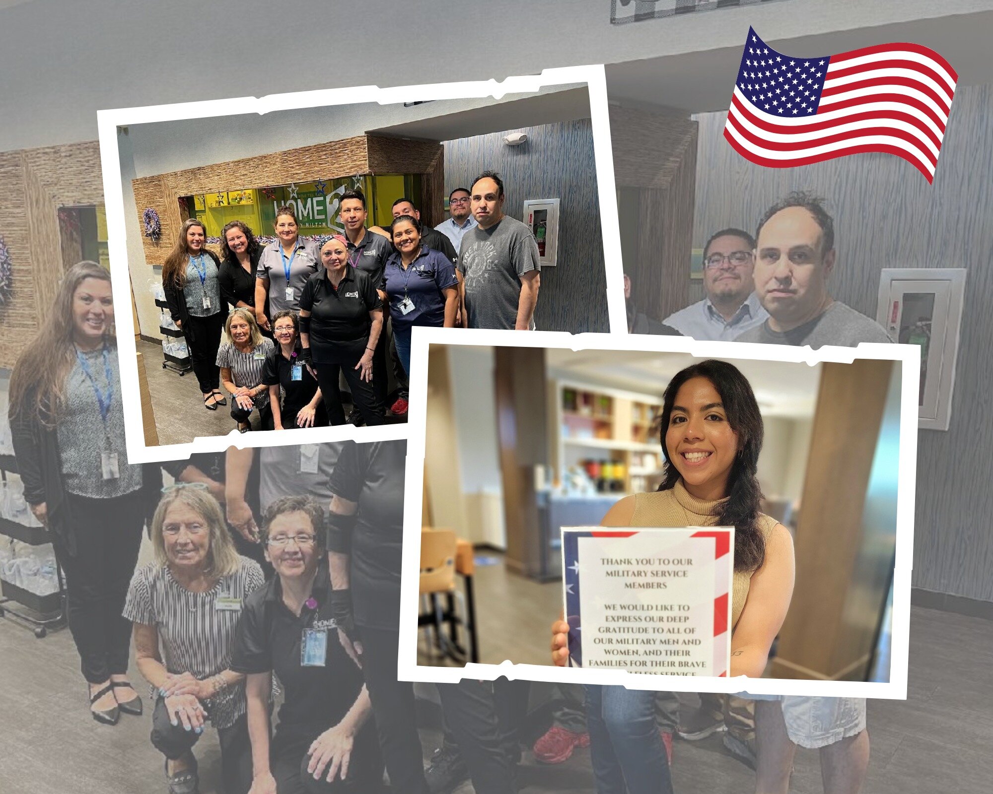 Big shout out to @home2suitessanantoniorim for going above and beyond in honoring our military during Military Appreciation Month!

Thank you for recognizing the sacrifices and service of our brave men and women in uniform.

#MilitaryAppreciationMont