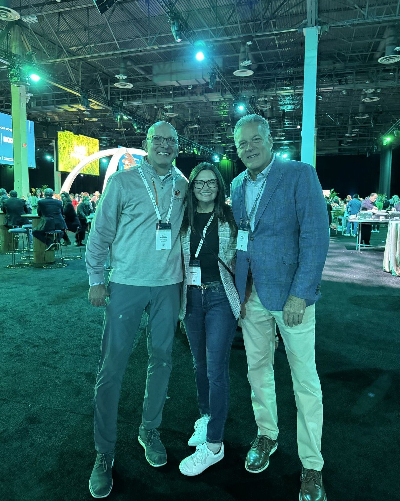 Dean Manternach, Samantha Fletcher, and Jimmy Taylor having a blast at the IHG Conference this week! 🎉 It&rsquo;s so great to see our teams coming together, learning, and having fun along the way. 

From Samantha: I am forever grateful for the trust