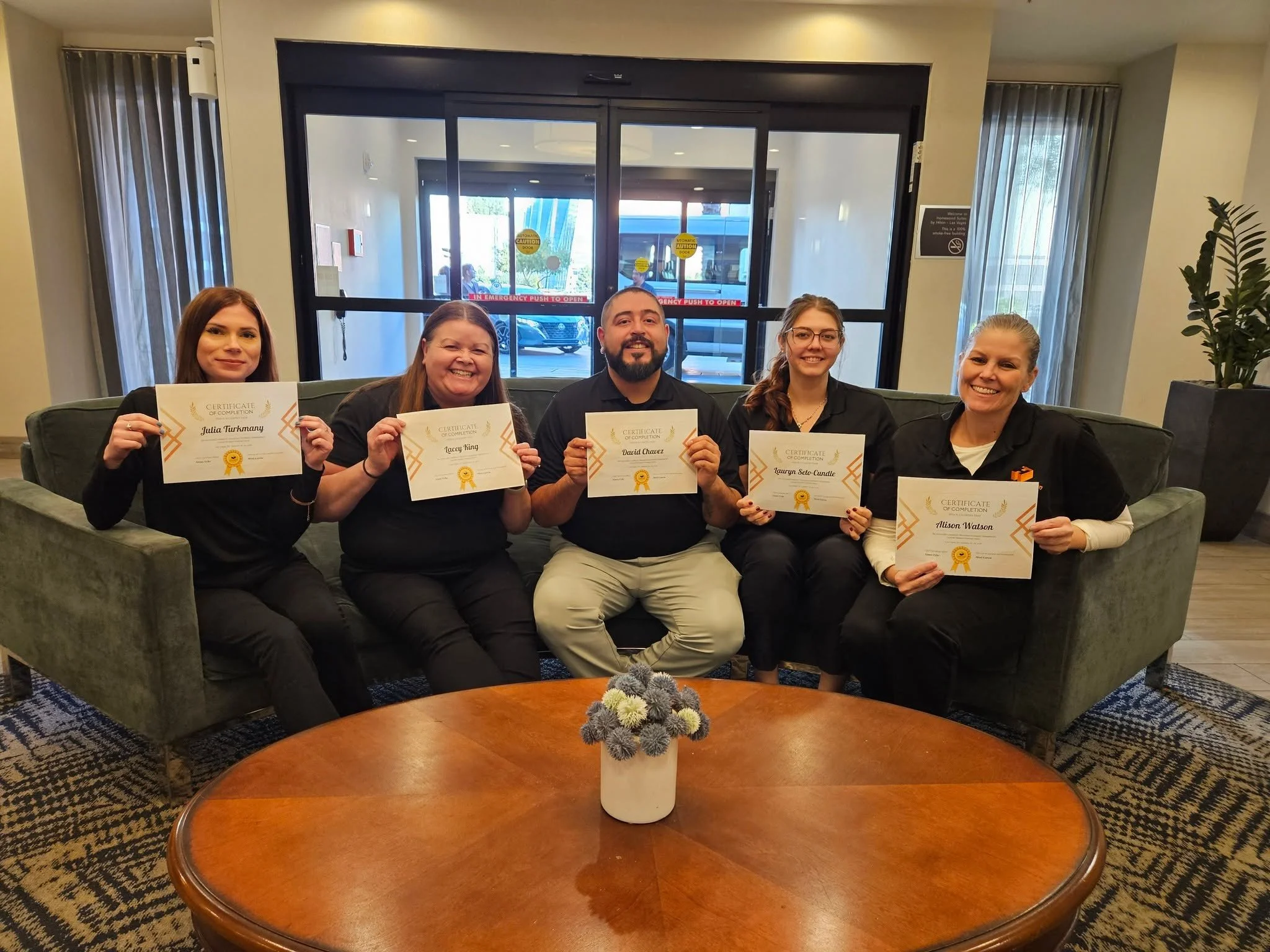 Congratulations to our first 2026 General Manager Class graduates! 🎉

This training is a great opportunity to strengthen leadership skills, share ideas, and continue growing in hospitality.

Pictured: Julia Turkmany, Lacey King, David Chavez, Lauryn