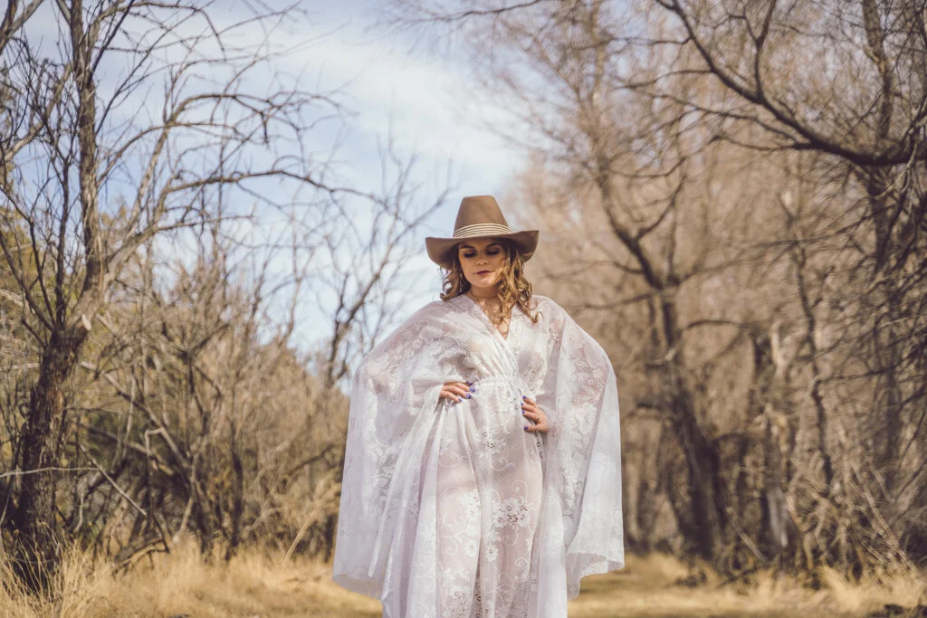 Boho White Lace Gown Rental — Brittanyography