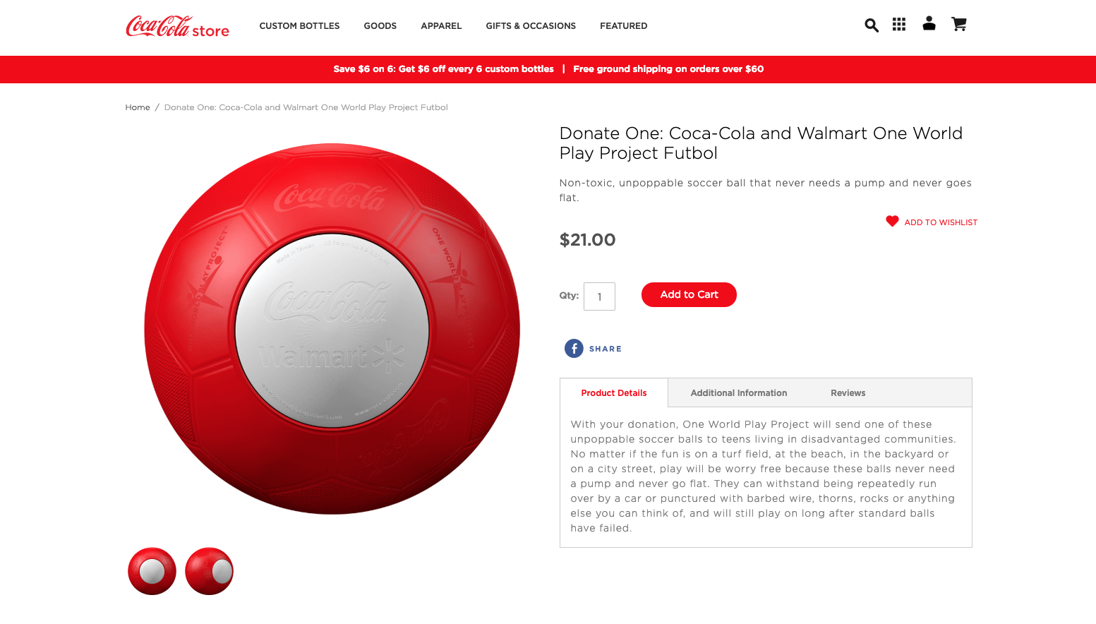 Coca Cola and OWPP Web Page