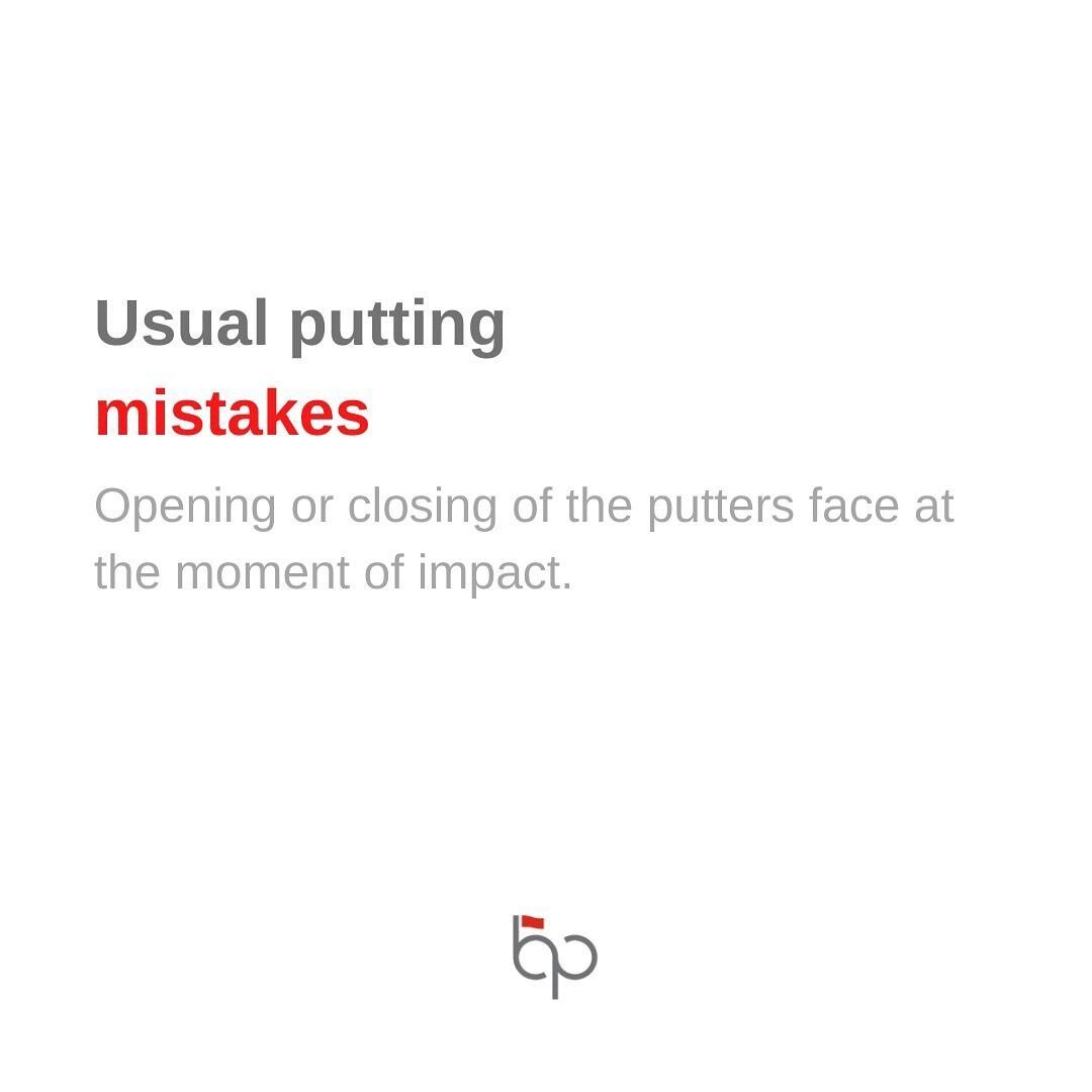 Did you know which are your usual putting mistakes?

OPENING or closing of the putter face at the moment of impact, it is one of the most common.

Watch our next video &gt;&gt;&gt;
.
.
.
.
#trainingaid #golf #play #practice #improve #shortgame #light