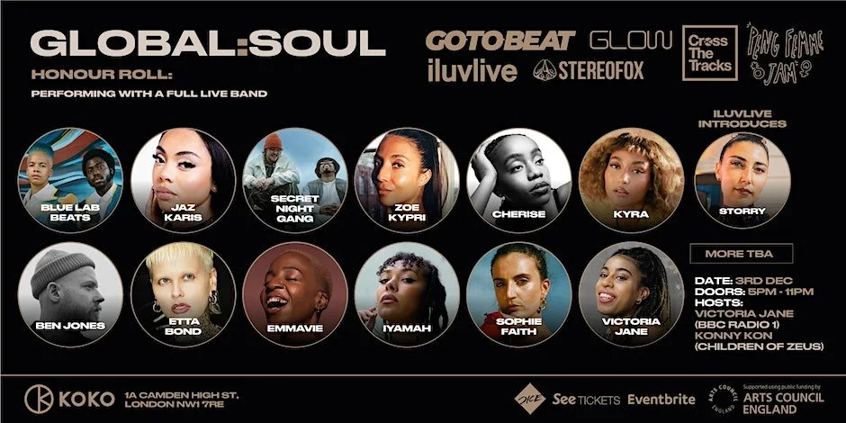 Celebrating & Honouring some of the key breakthrough Artists in Soul/R&B