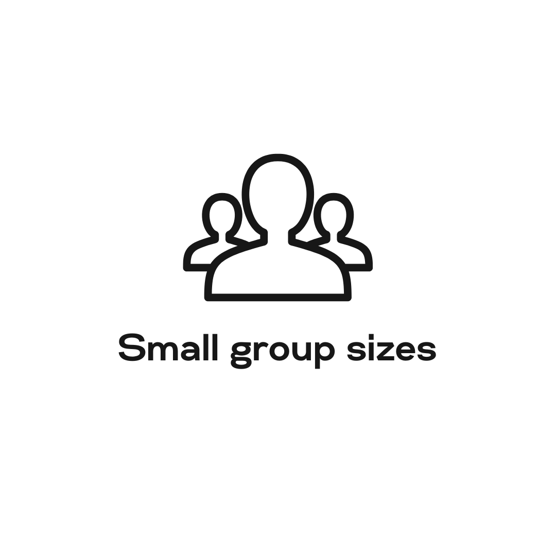Small group sizes