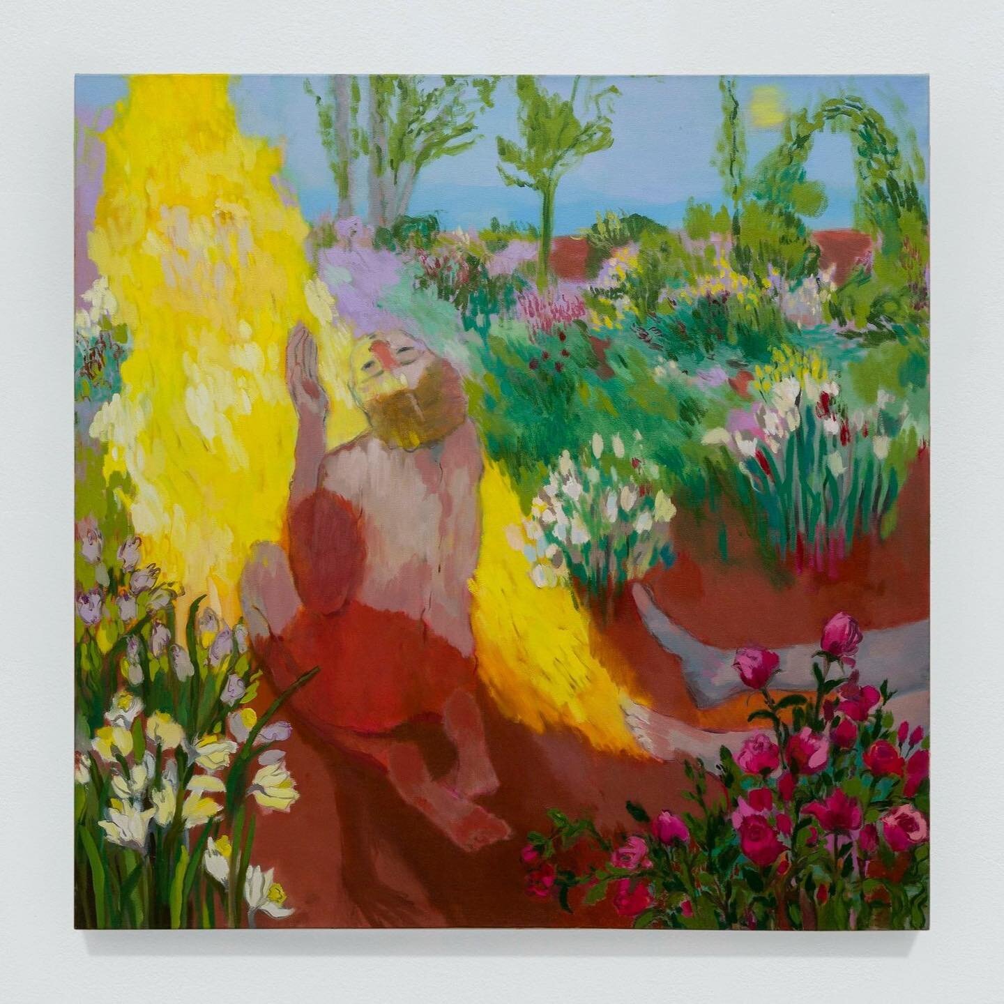Revelation in the Garden is on now @wallspacegallery 
I will be there this Thursday April 27th from 5-7 giving an artist talk at 5:30. All are welcome!
.
.
Shown here:
Revelation in the Garden / oil on canvas / 48x48 inches / Available through @walls