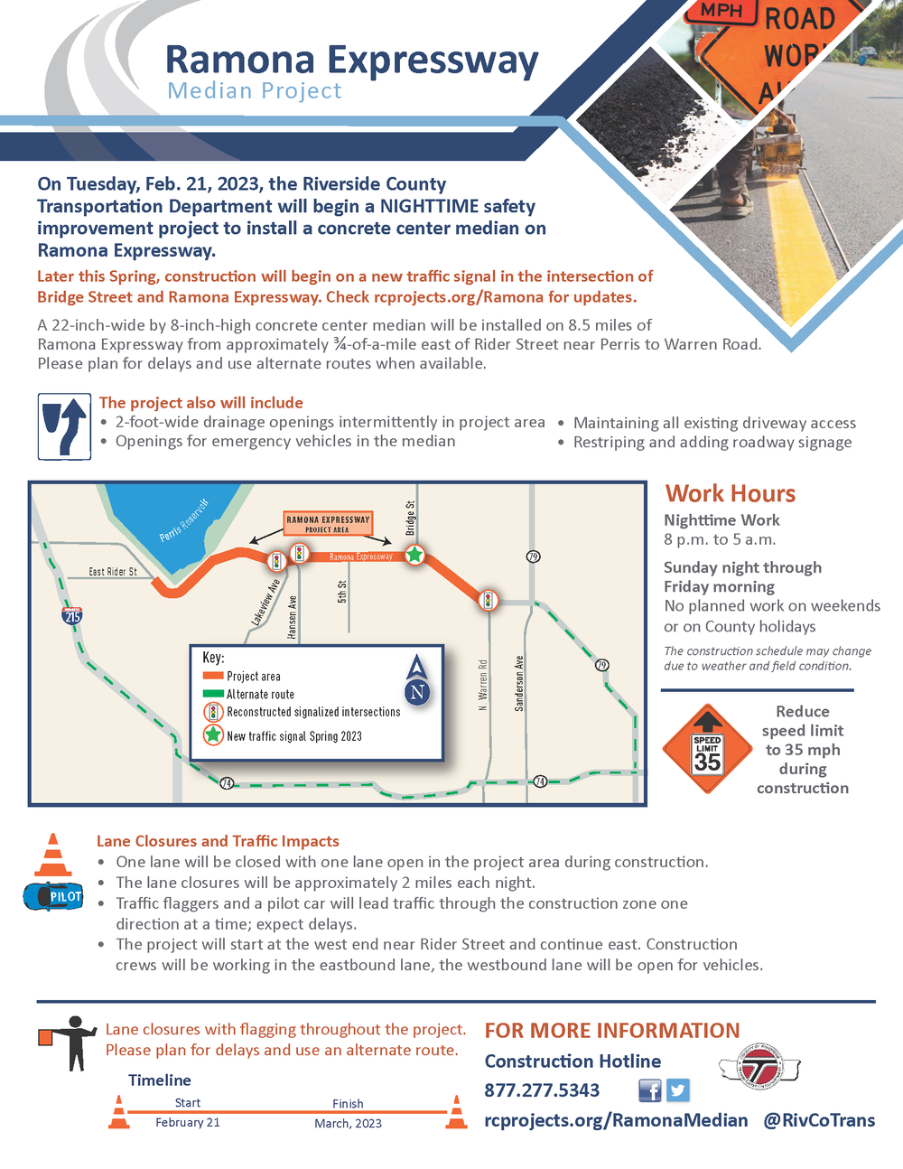 Ramona Expressway Median — Riverside County Projects