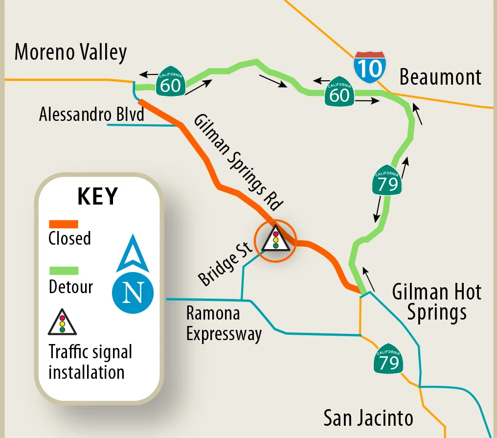 Detour Map