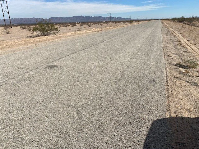 Chip seal completed on Chuckwalla Valley Road