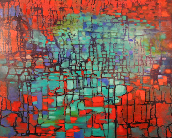 Autumn Lake Oil 30" x 24"