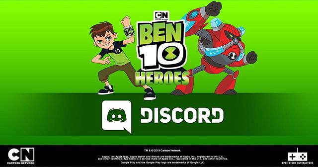 Catch us on Discord! You can talk to Developers directly by clicking this link https://discord.gg/SncDqKT #Ben10Heroes #Discord #CartoonNetwork #Ben10