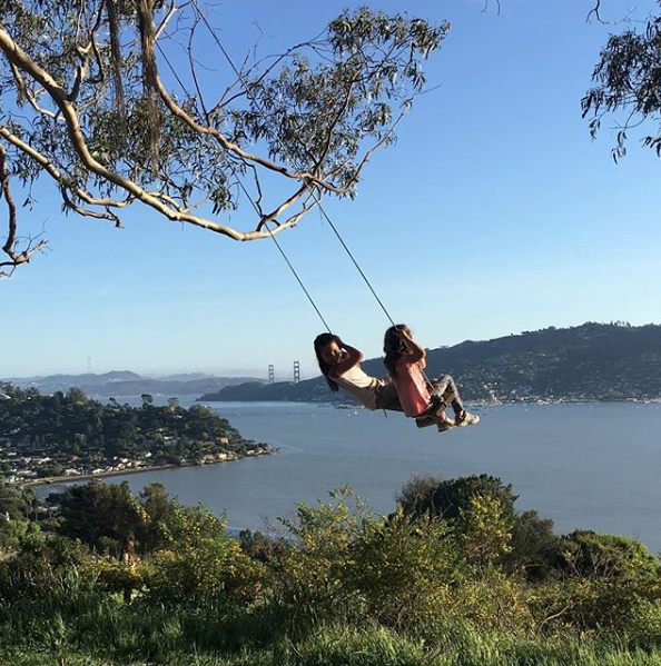  The hippie swing in Tiburon is a special spot! 