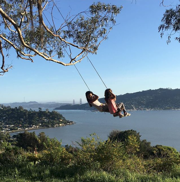 The hippie swing in Tiburon is a special spot!