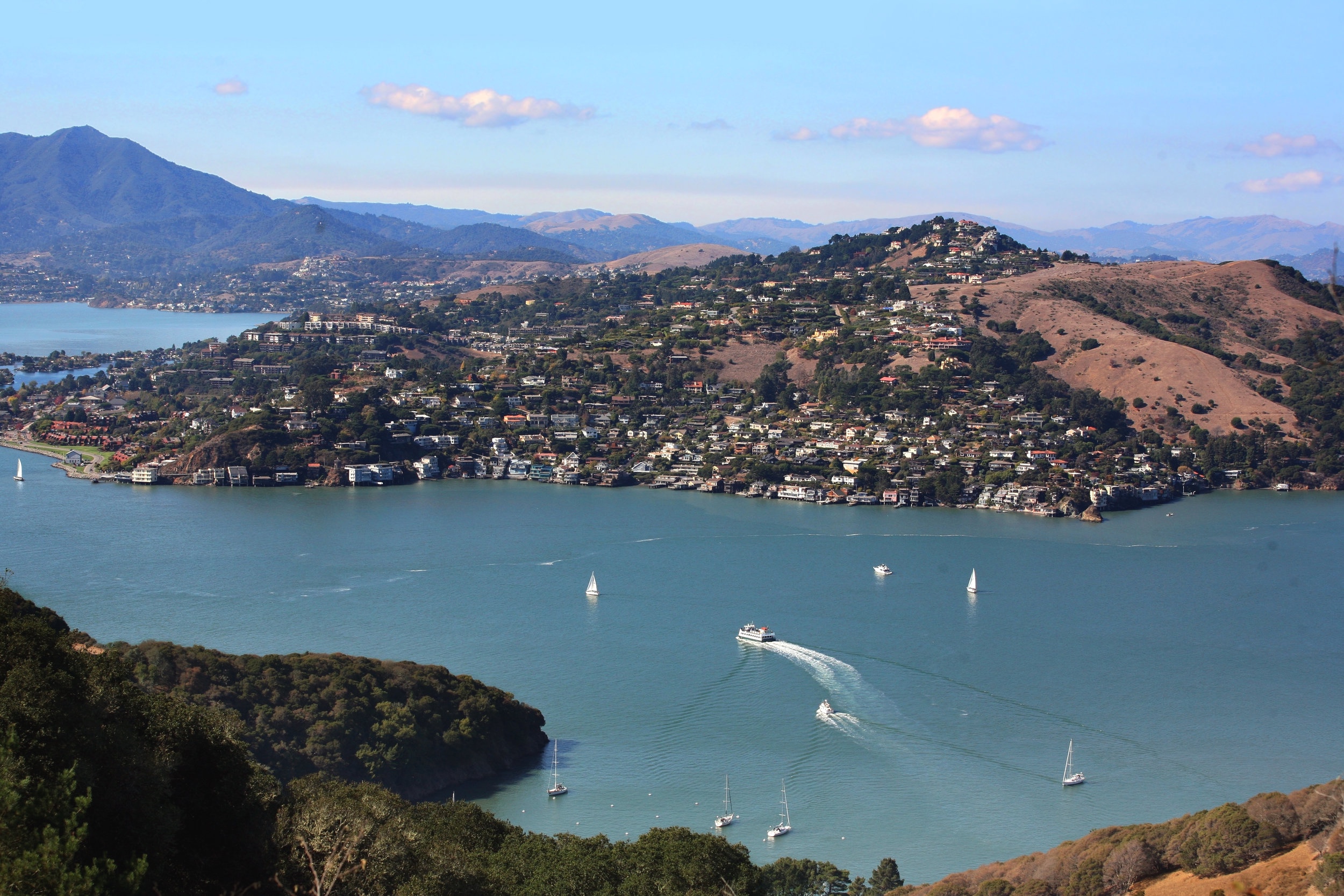  The beautiful town of Tiburon in Marin County is immersed in natural beauty, surrounded by the San Francisco Bay, and topped off by views of Mt. Tamalpais. 