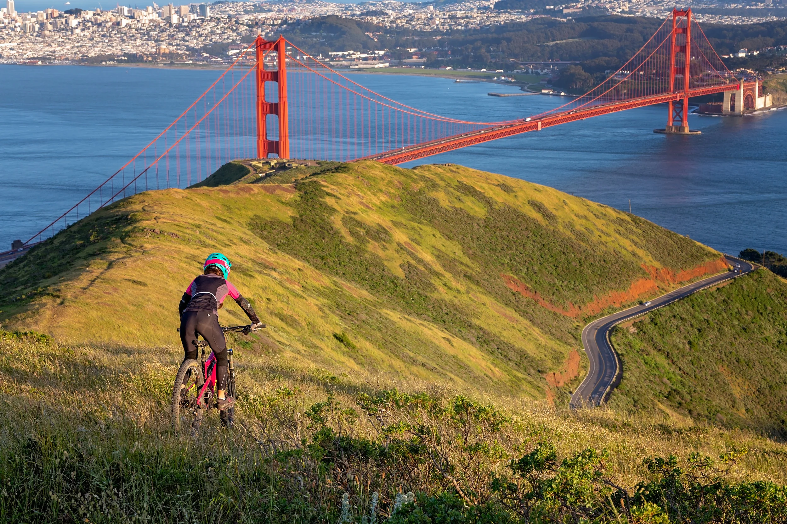 Talk about a ride with a view in the Marin Headlands.