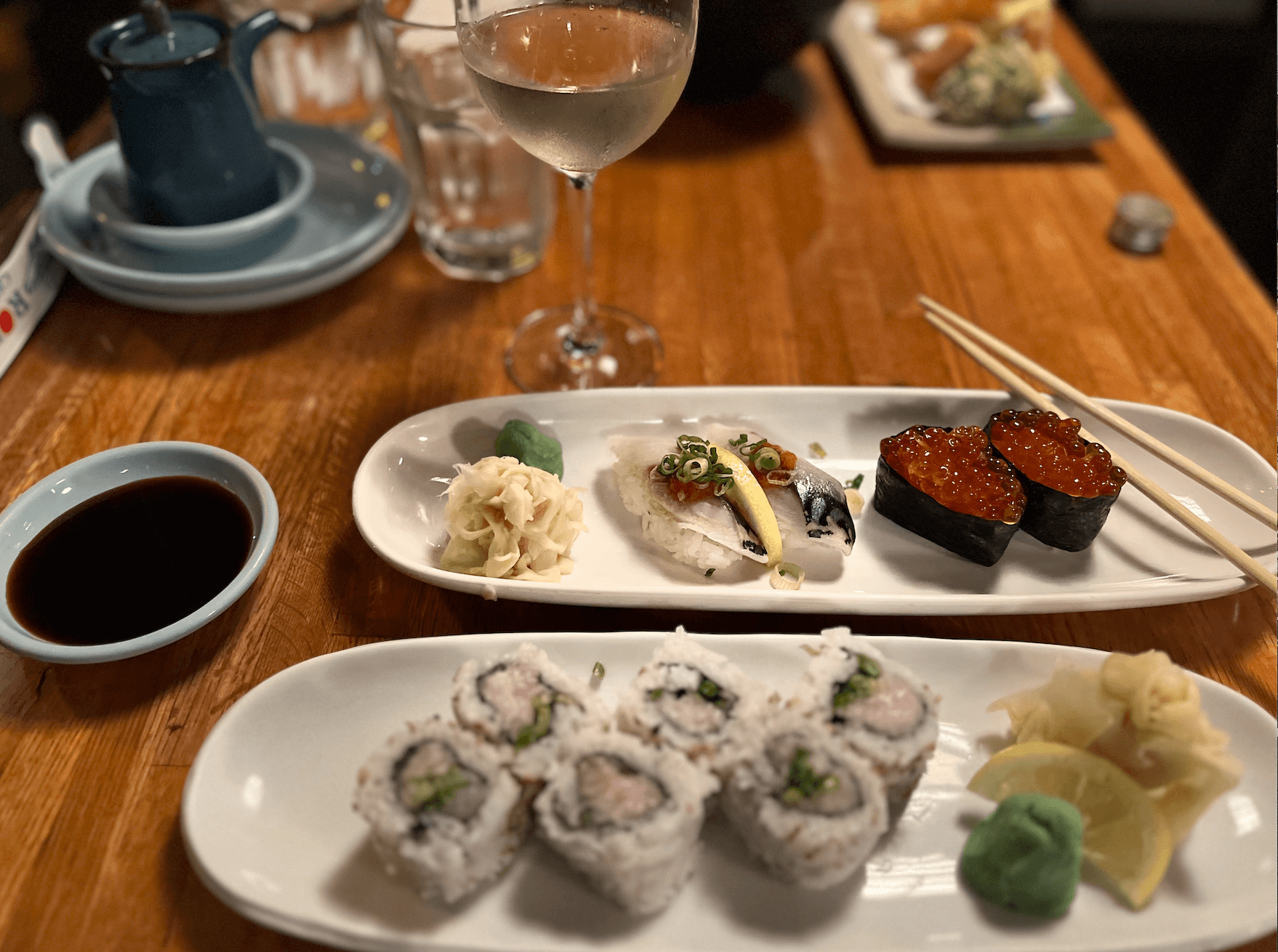 Japanese dining at Robata steps from Acqua Hotel