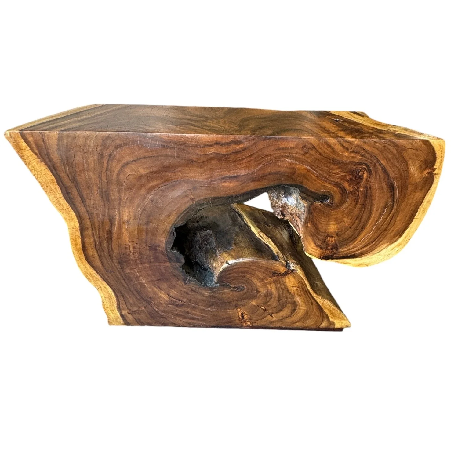 A Fine Solid Root Console Table, from a Single Piece of Wood — Wolf ...