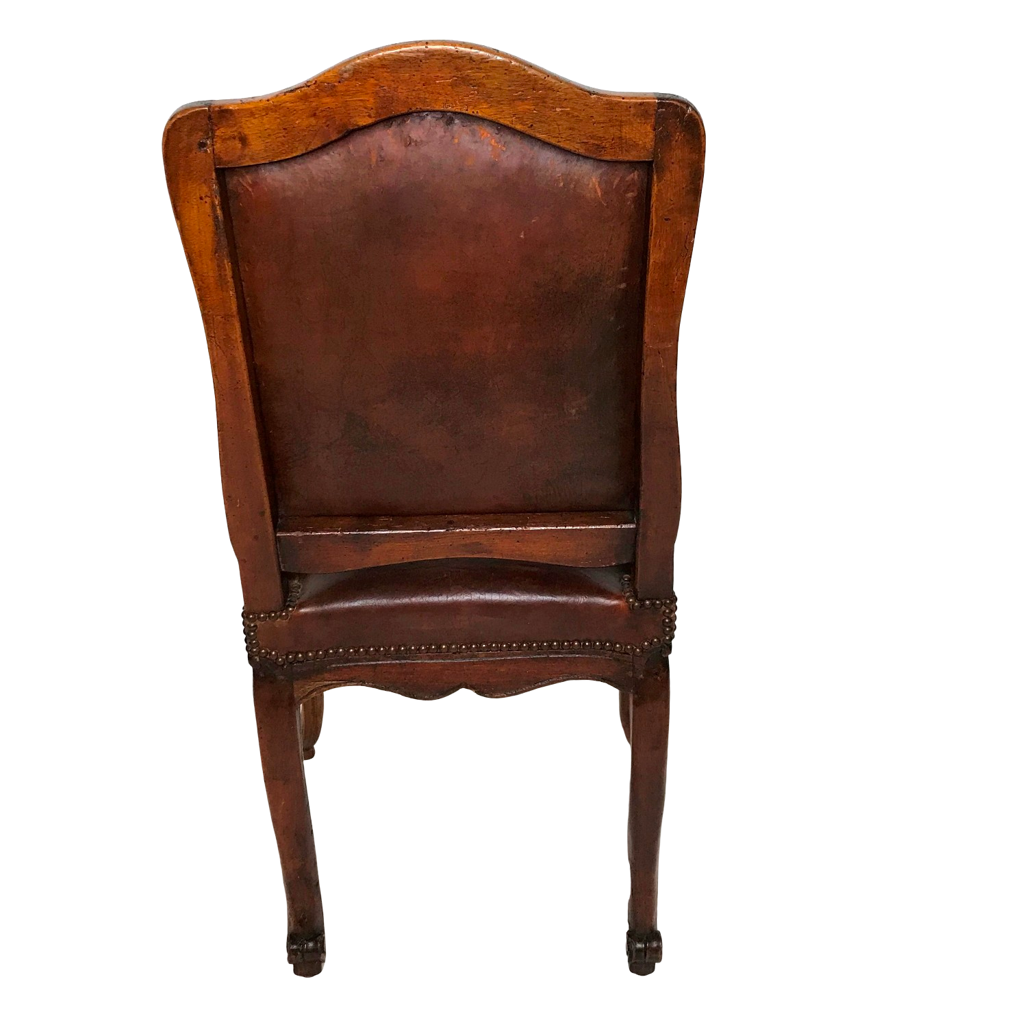 18th Century French Chair in Leather — Wolf Hall Antiques