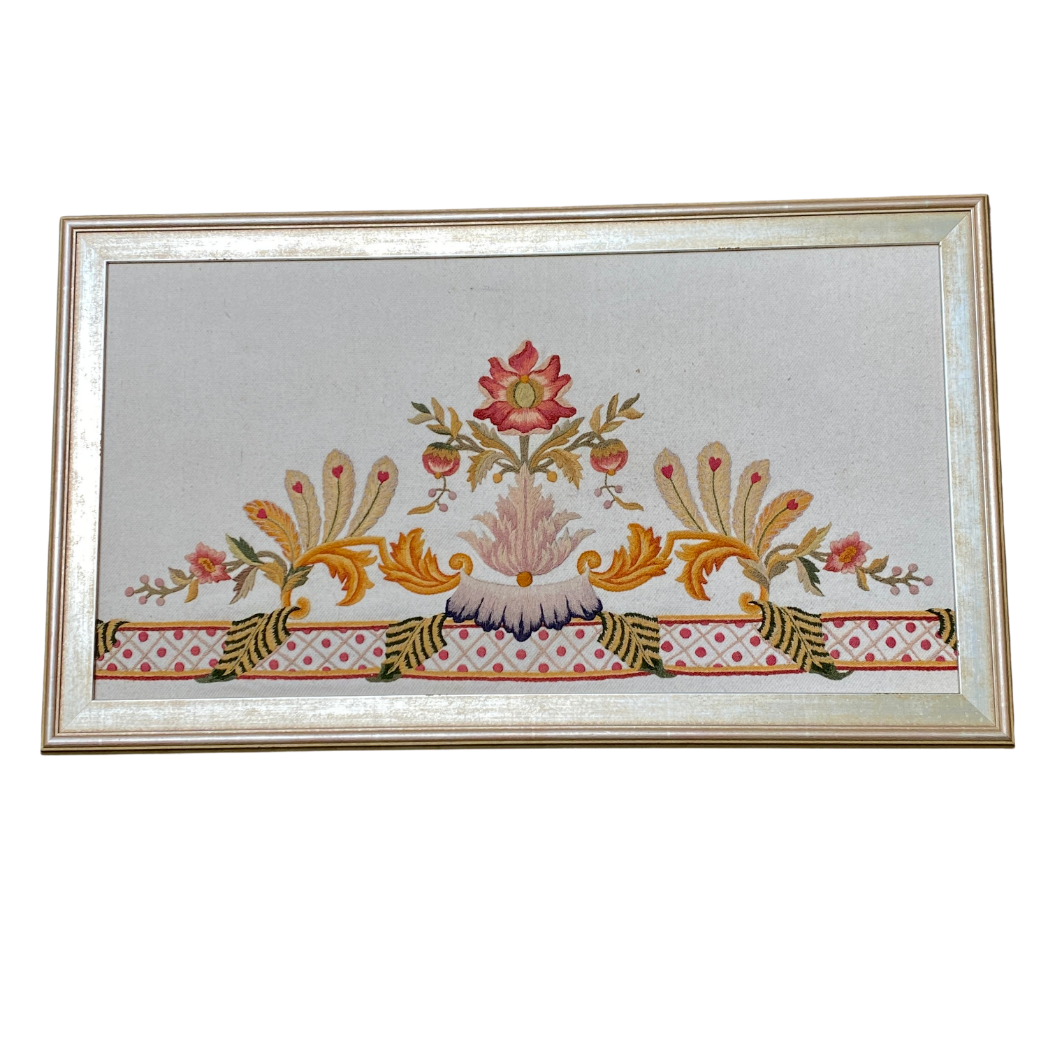 Early 19th Century Italian Tapestry Remnant in Custom Frame — Wolf Hall