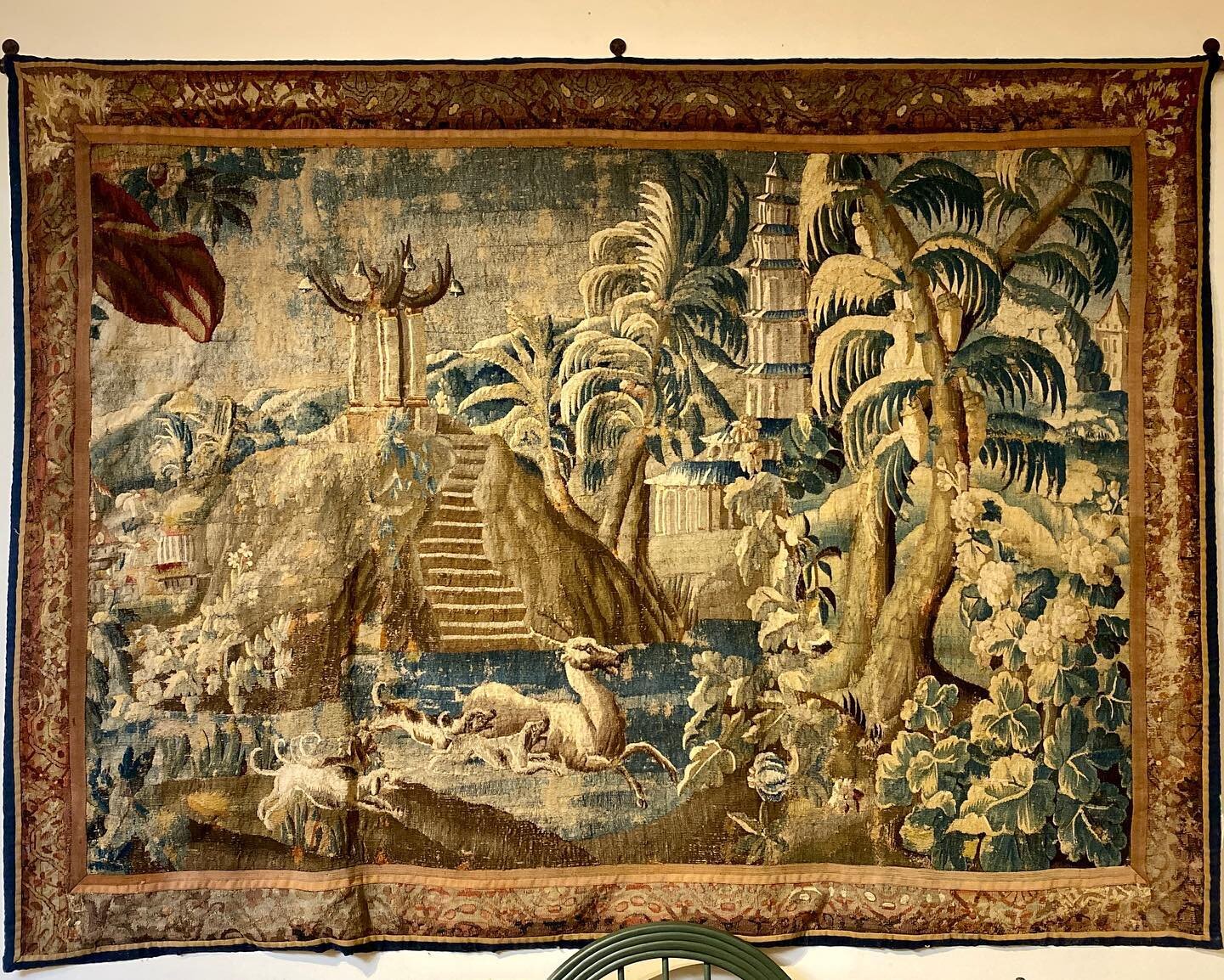 We are rooting for the deer!

A Fine 18th Century Continental Tapestry
.
.
.
#wolfhall #wolfhallantiques #antiques #timelessdesign #interiordesign #interiordesigner #interior #18thcentury #dallasdesigndistrict #antiquedealersofinstagram #dallasinteri