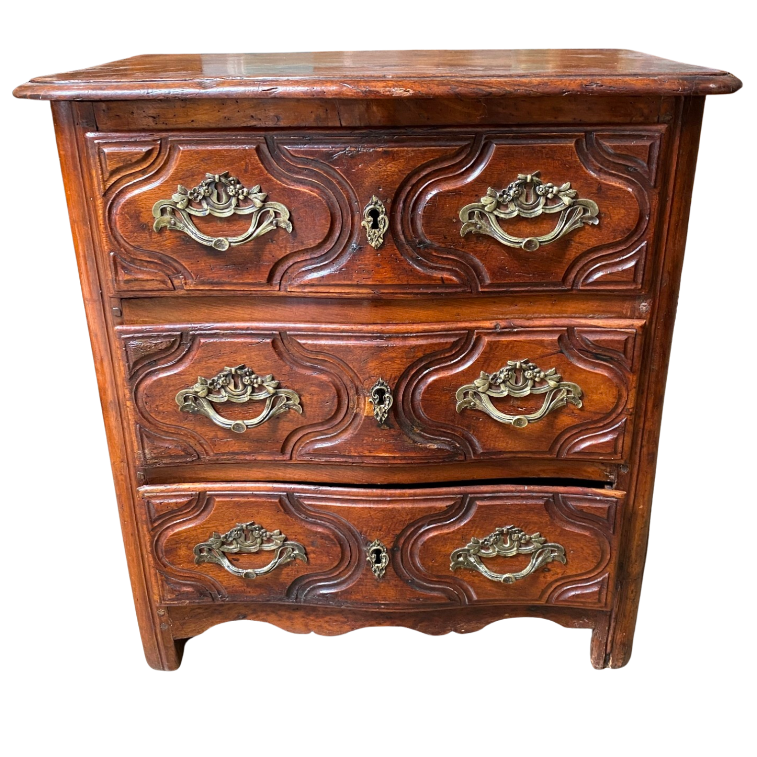 Louis XV Period Walnut and Oak Small Commode, France, Region of Rhone ...