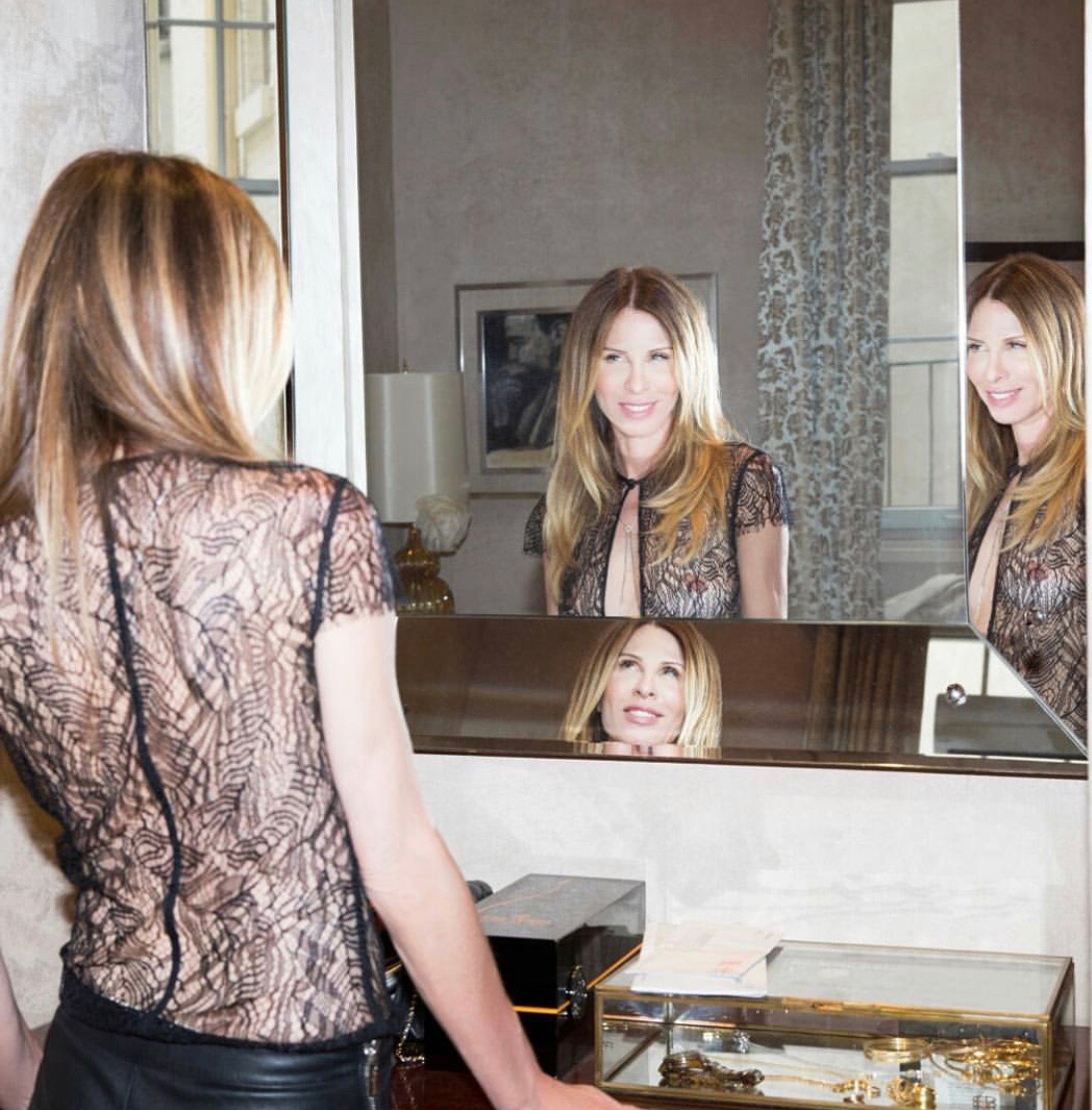 Carole in her apartment for Elle Magazine (2015)