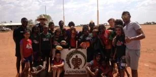 Smarter than Smoking Active Community Development Officer Josiah Farrer ran a great day of football fun in Billiluna Community.