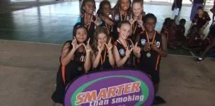 Wyndham Winners of the Day show off their medals