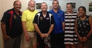 Fitzroy New Staff Induction – Mick, Geoff, Thomas, Craig, Clare and Merrilee (l to r)