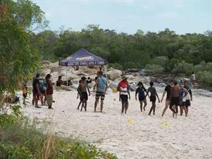 Fairgame activities at the beach