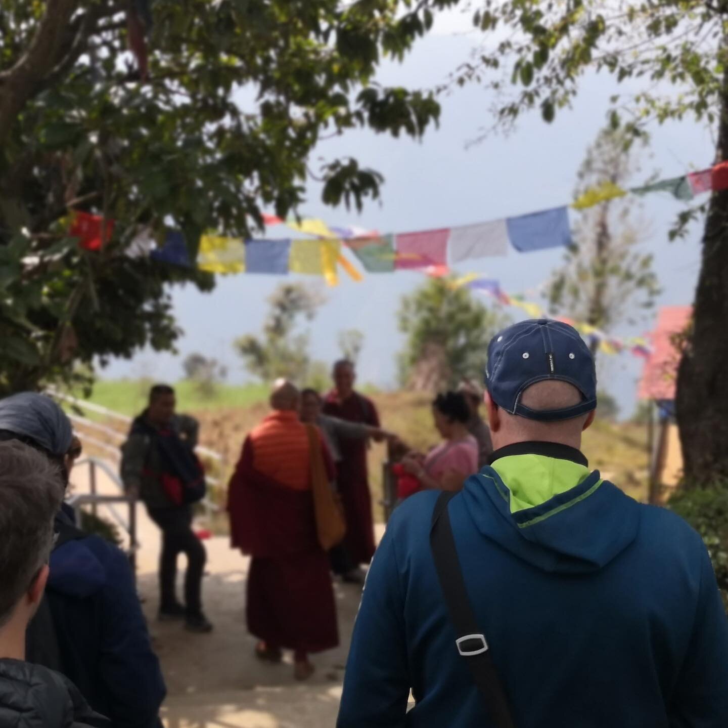 Our journey today led us to Yarinak, the place where Guru Padmasambhava spent years in retreat practicing Vajrakilaya, the embodiment of enlightened action. 🙏
The luminous Lama Opak recounted stories of the Mahaguru&rsquo;s feats here, and together 