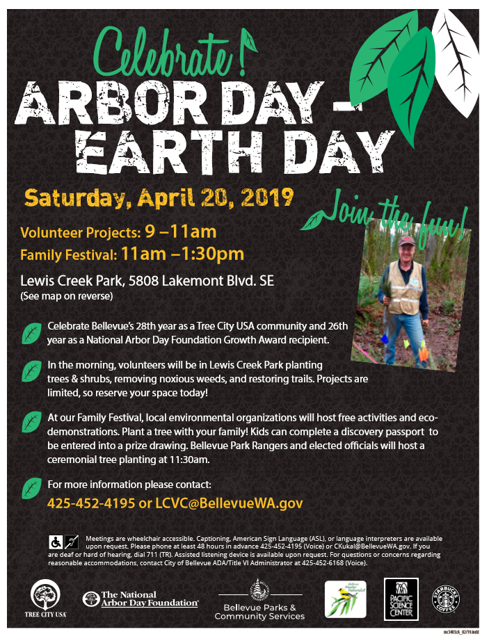 ARBOR DAY - EARTH DAY FAMILY FESTIVAL 