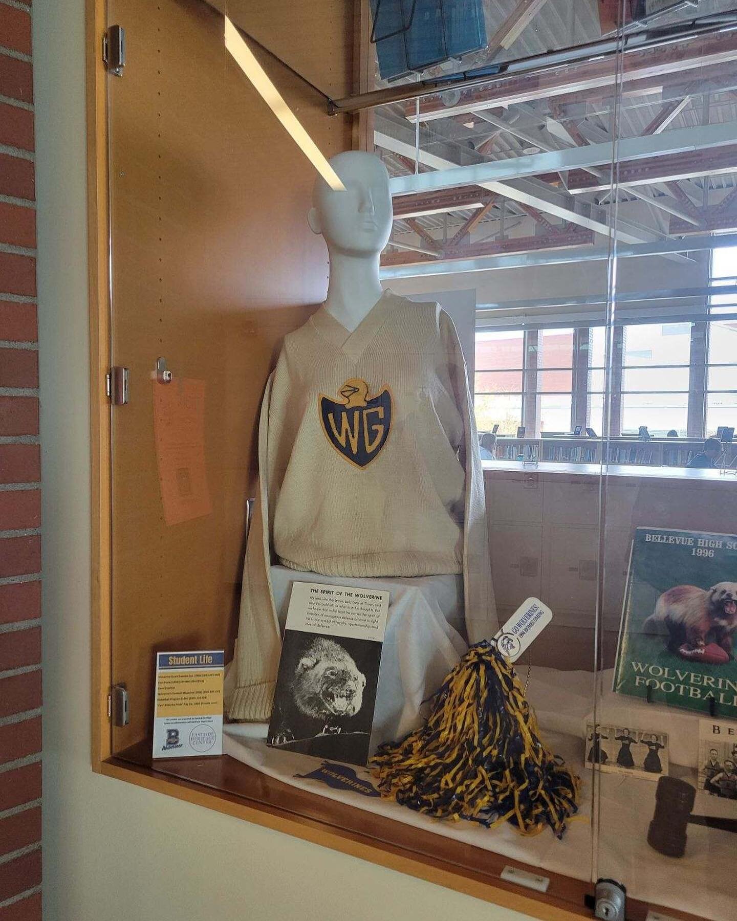 Did you know that Bellevue High School is celebrating their centennial this year? We recently installed an exhibition highlighting pieces from our collection that are from BHS over the years.

We will be part of their celebration in the fall as a com