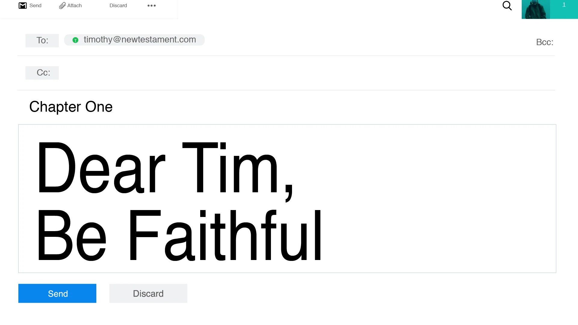Dear Tim