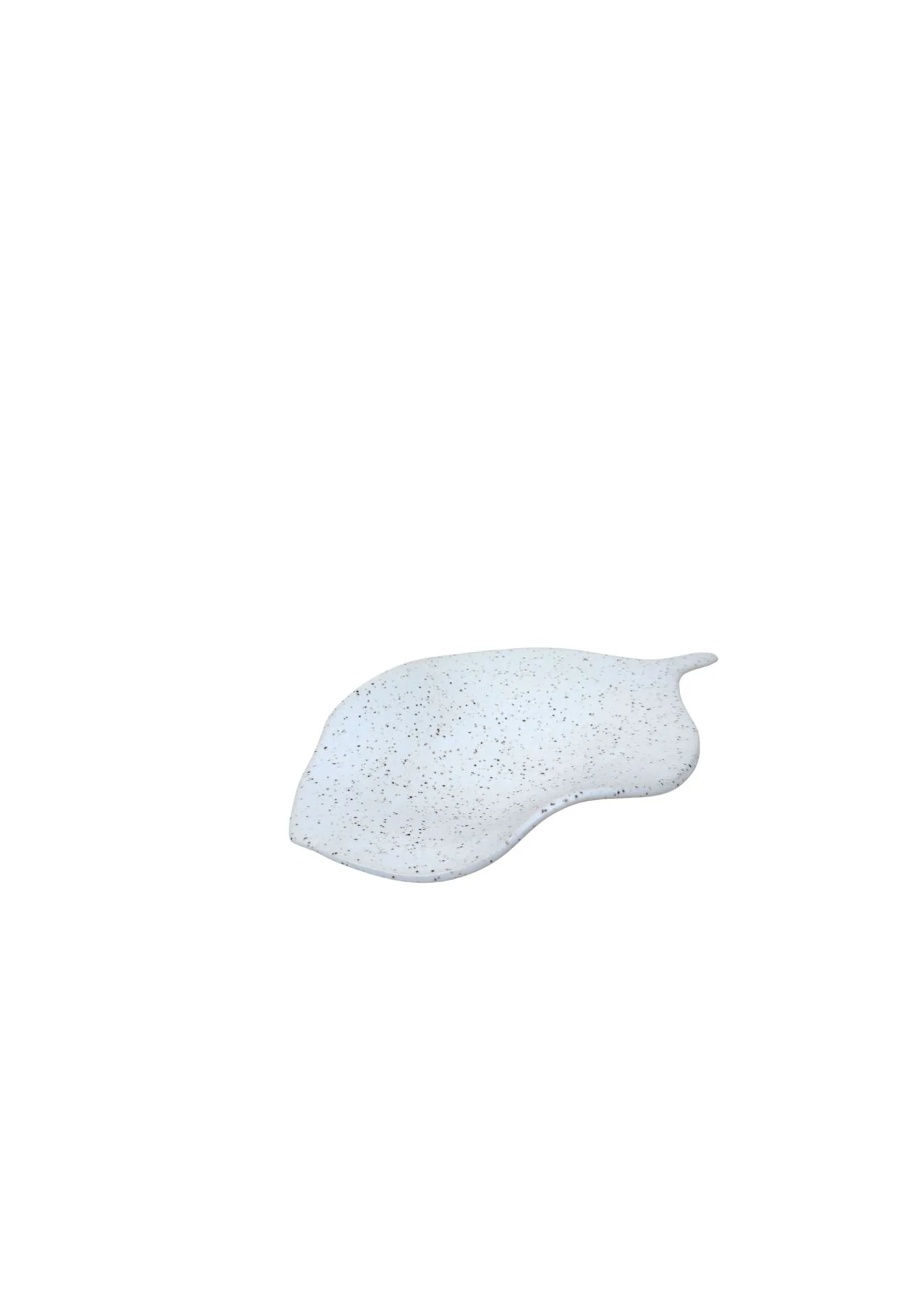 White Iron Stoneware Leaf #502 SALE