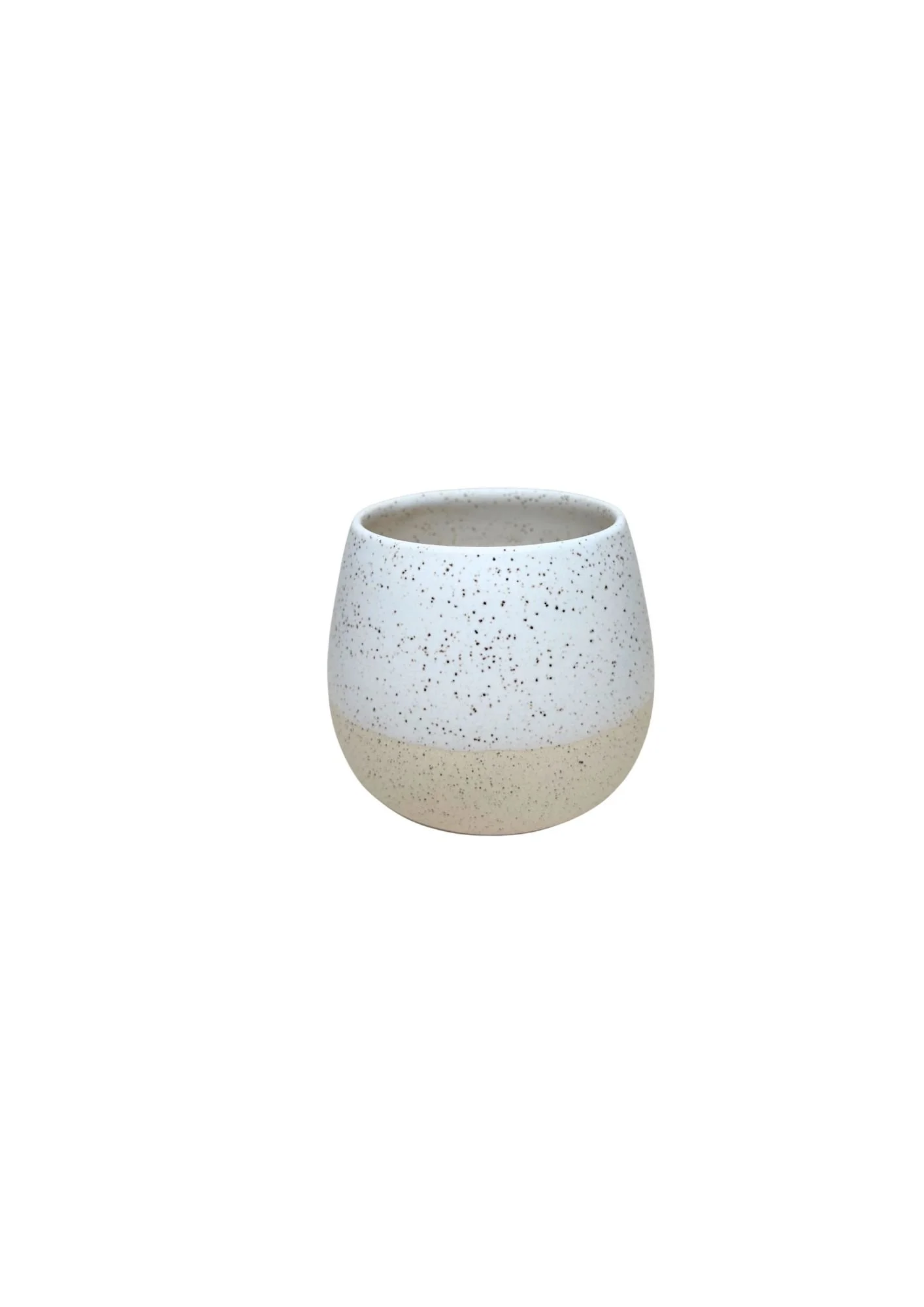 White Iron Stoneware Tumbler SALE
