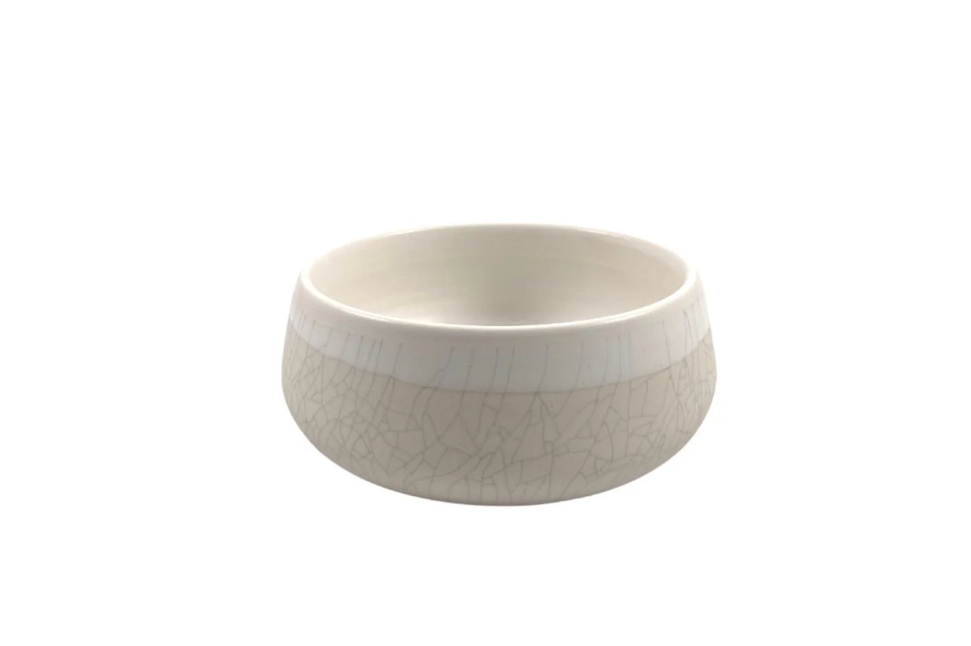 Stone Crackle Curve Bowl