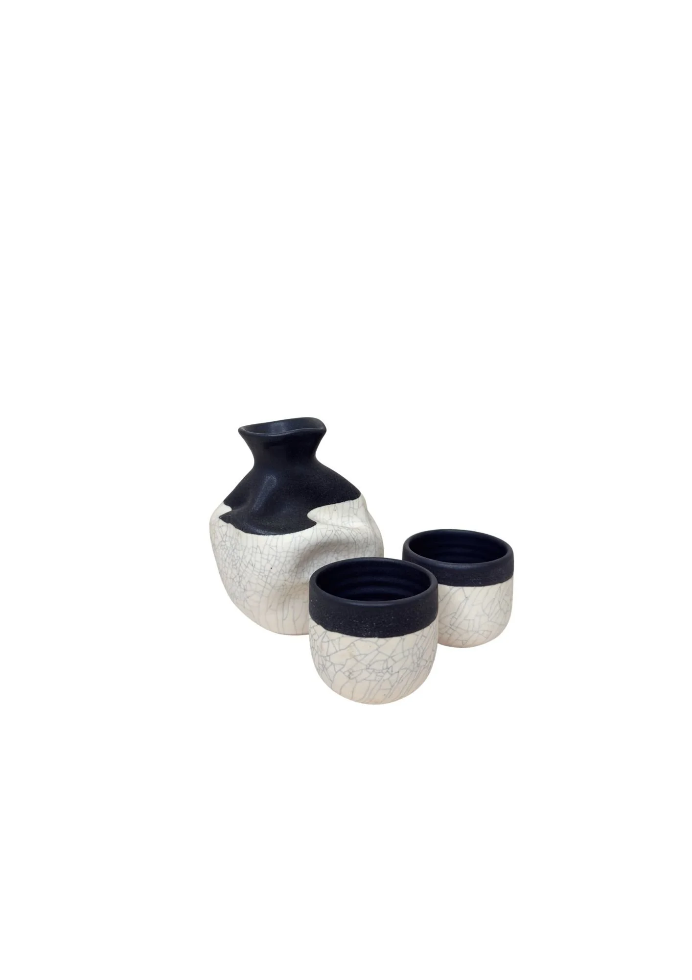 Stone Crackle Sake Set SALE