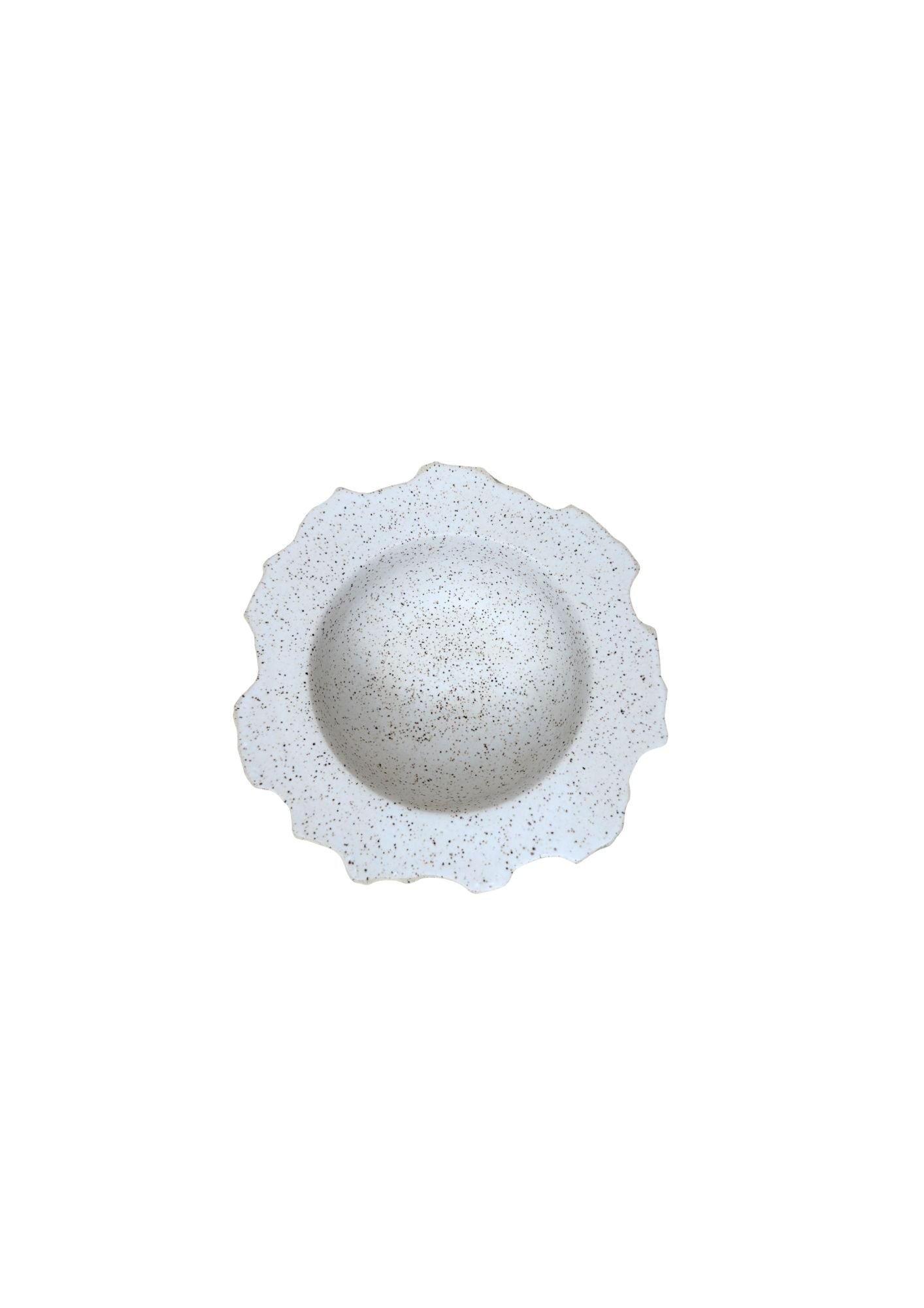 White Iron Stoneware Bowl SALE
